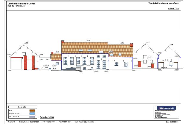 Relevé topographique complet d’une ferme à restaurer