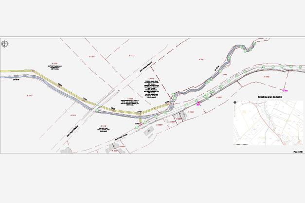 Réalisation d’une précadastration suite à la pose d’un collecteur