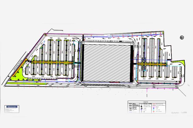 Réalisation d’une étude complète pour le parking de l’Acinapolis à Namur